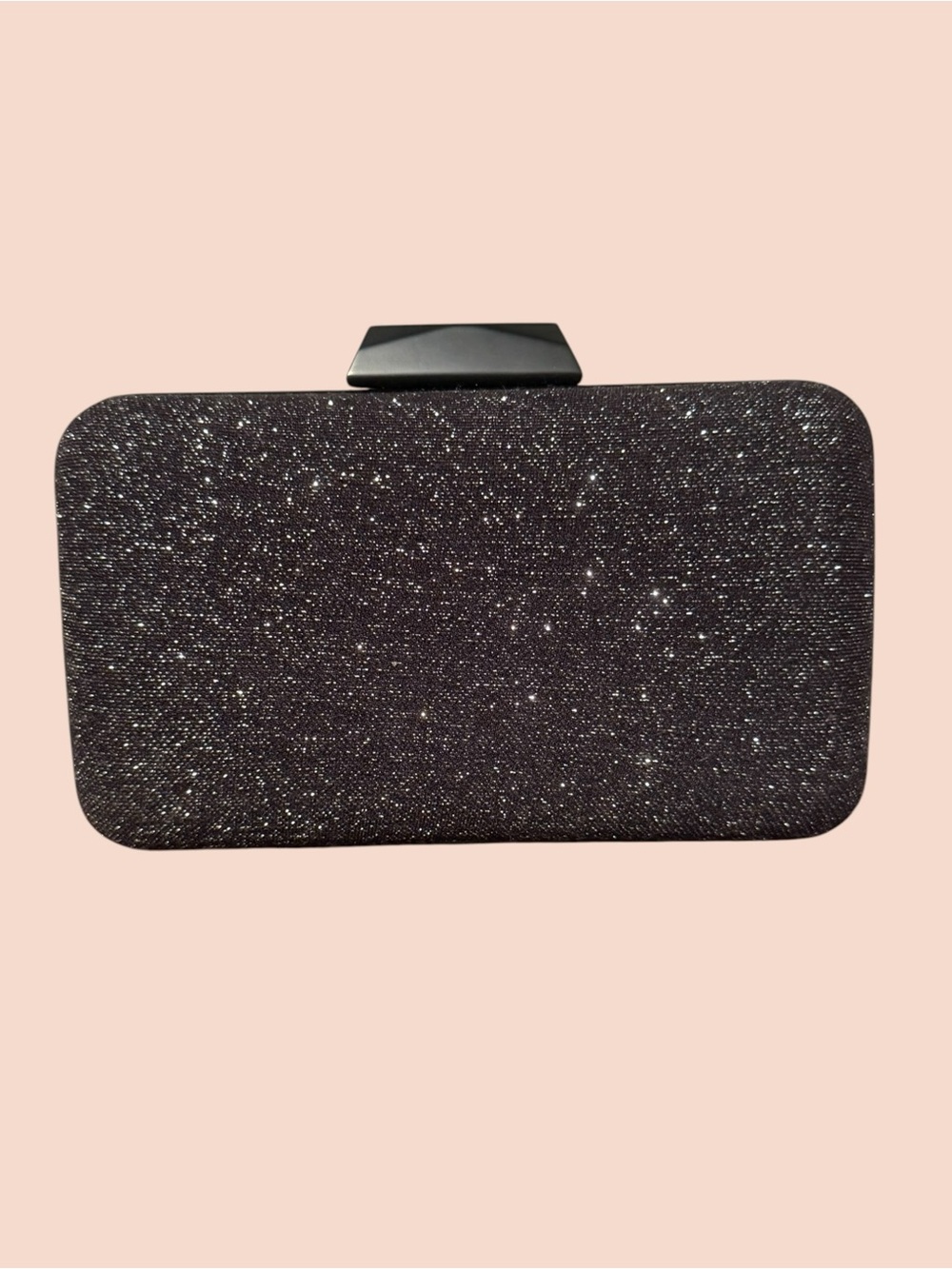 Black Glitter Clutch